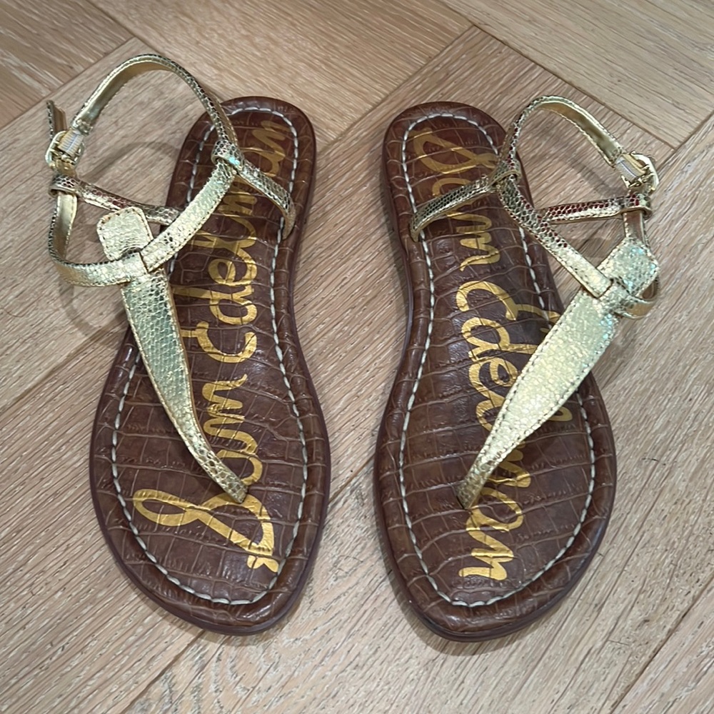 Gold Sam Edelman sandals - Picture 2 of 4